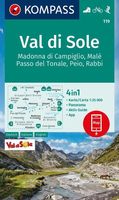 Wandelkaart 119 Val di Sole | Kompass - thumbnail
