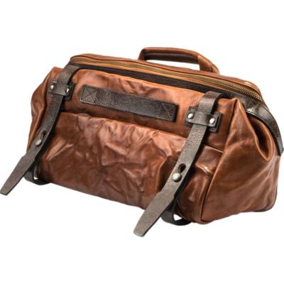 Wotancraft Night Rider brown Leather Sling Bag - incl insert