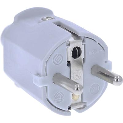 AS Schwabe 62220 Stekker met randaarde PVC 230 V Grijs