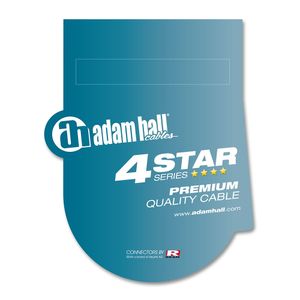 Adam Hall 4 Star TPC 0090 Rean verloopkabel 2x jack mono naar 2x RCA 90cm