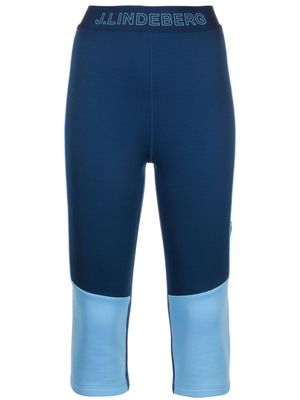J.Lindeberg legging Powerline à coupe courte - Bleu