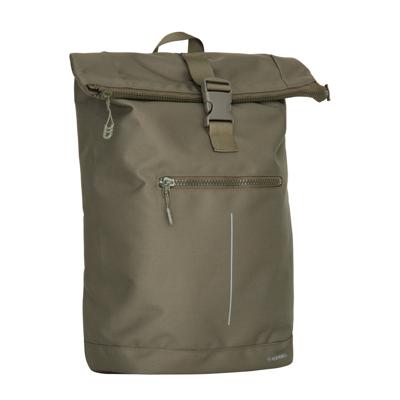 New Rebels Valor New York olijfgroen 21L Rugzak Rolltop Waterafstotend Laptop 15,6 inch