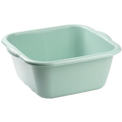 Plasticforte teiltje/afwasbak - Set van 2x stuks - vierkant - kunststof - 3 liter - 25 x 23 x 11 cm