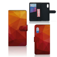 Book Case voor Samsung Xcover Pro Polygon Red