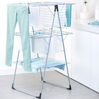 Brabantia 476648 droogrek Staand droogrek Zwart, Grijs - thumbnail