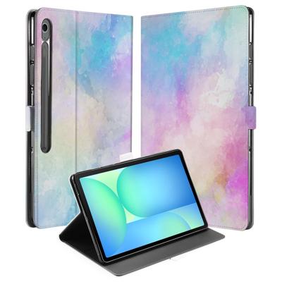 Book Case Hoesje met Standaard Watercolor Light Samsung Galaxy Tab S10 FE Plus Book Case Hoesje met Standaard Watercolor Light Samsung Galaxy Tab S10 FE Plus