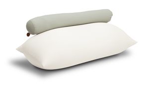 Terapy Toby rugleuning zitzak - Lichtgrijs | 160cm x 25cm x 25cm