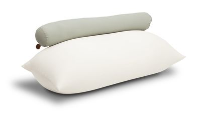 Terapy Toby rugleuning zitzak - Lichtgrijs | 160cm x 25cm x 25cm