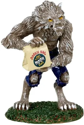 Lemax wolfie eats out halloween figuur Spooky Town 2023