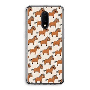 Pony: OnePlus 7 Transparant Hoesje