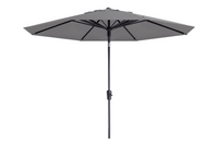 Madison Paros 2 luxe stokparasol - 300 cm. - Light grey - thumbnail