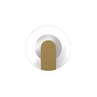 Searchlight WandlampTarget goud - 95410GO