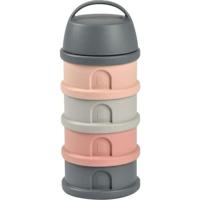 BEBA, Dosser Box, 4 compartimenten, Mineral Grey / Pink