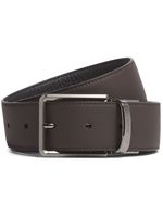 Zegna reversible leather belt - Marron - thumbnail