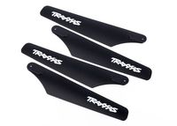 Traxxas - Rotor blade set, upper & lower (black) (4) (TRX-6316) - thumbnail