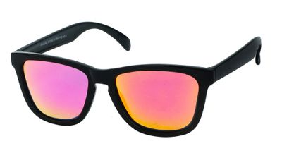 Kost zonnebril unisex wayfarer rood/zwart (PZ20 020)