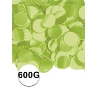 Lime groene confetti 600 gram