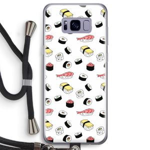 Sushi time: Samsung Galaxy S8 Transparant Hoesje met koord