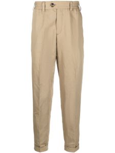 PT Torino pantalon court à coupe droite - Marron