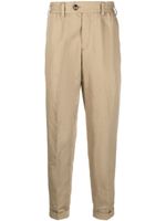 PT Torino pantalon court à coupe droite - Marron