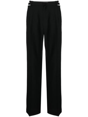 Dion Lee pantalon en laine - Noir