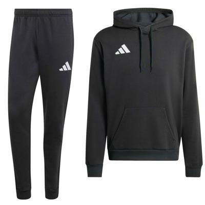 adidas Entrada 26 Hoodie Joggingpak Zwart Wit