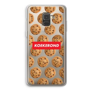 Koekerond: Samsung Galaxy A8 (2018) Transparant Hoesje