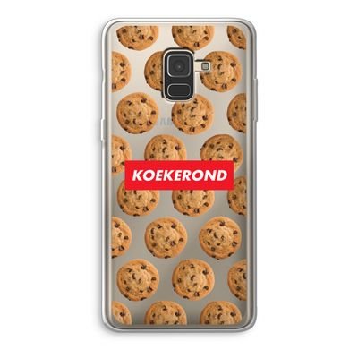 Koekerond: Samsung Galaxy A8 (2018) Transparant Hoesje