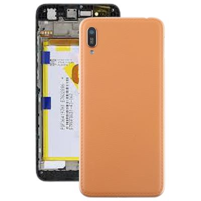 Batterij back cover met camera lens & toetsen voor Huawei genieten van 9e (koffie)