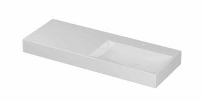 Wastafel INK United 1200x450x110 mm Glans wit 0206471