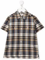 Woolrich Kids chemise à carreaux - Bleu - thumbnail