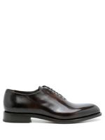 Ferragamo chaussures oxford en cuir à lacets - Marron - thumbnail