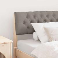Gestoffeerd hoofdbord Taupe 100 cm Massief grenenhout