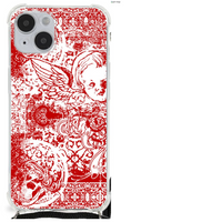 Extreme Case iPhone 14 Plus Angel Skull Rood