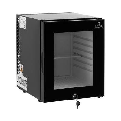 Minibar - 25 l - glazen deur - zwart - Royal Catering