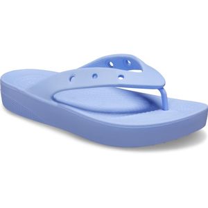Crocs Classic Platform Flip Slipper Dames Blauw