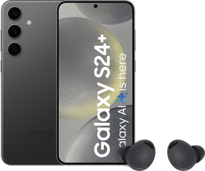 Samsung Galaxy S24 Plus 256GB Zwart 5G + Galaxy Buds 2 Pro Zwart