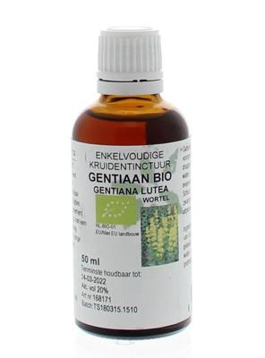 Cruydhof Gentiana lutea radix / gentiaan tinctuur bio 50 Milliliter Cruydhof Gentiana lutea radix / gentiaan tinctuur bio 50 Milliliter