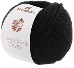 Lana Grossa Natural Lama Chunky 008 Zwart