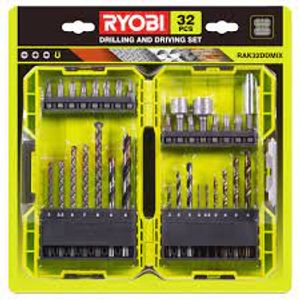 Ryobi RAK32DDMIX | 32-delig Boor & Schroevendraaierset - 5132004425 - 5132004425