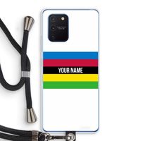 WK Wielrennen: Samsung Galaxy Note 10 Lite Transparant Hoesje met koord