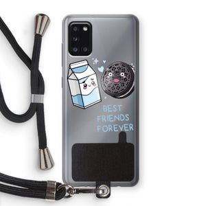 Best Friend Forever: Samsung Galaxy A31 Transparant Hoesje met koord