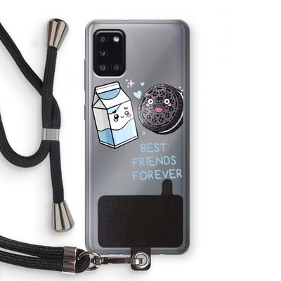 Best Friend Forever: Samsung Galaxy A31 Transparant Hoesje met koord