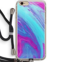 Zweverige regenboog: iPhone 6 PLUS / 6S PLUS Transparant Hoesje met koord
