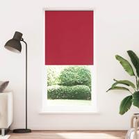 VidaXL Rolgordijn verduisterend 104,4 x 230 cm stofbreedte 100 cm rood