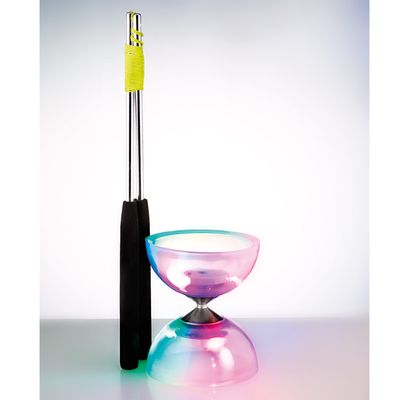 Eureka Diabolo met led verlichting en aluminium stokken