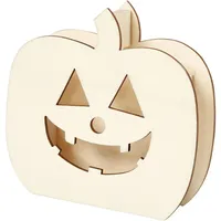 Houten pompoenhoofd