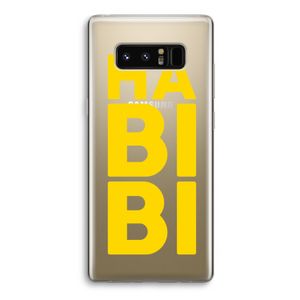 Habibi Majorelle : Samsung Galaxy Note 8 Transparant Hoesje