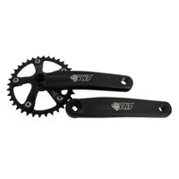VWP crankstel 36t bmx mini-junior 170mm zwart