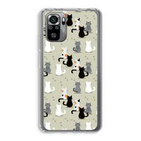 Katten: Xiaomi Redmi Note 10S Transparant Hoesje
